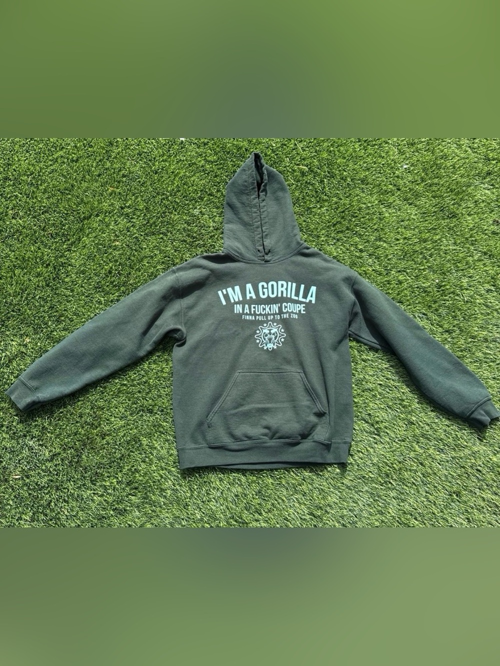 Glo Gang ‘Im a gorilla in a coupe’ hoodie Glory Univeristy Chief Keef Size M